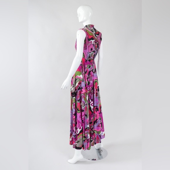 VICTORIA ROYAL Psychedelic Ultra Wide Leg Jumpsuit - Picture 8 of 9